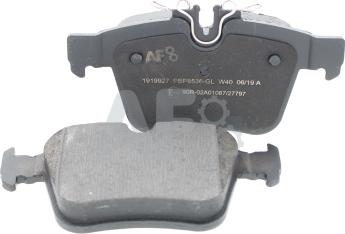 Automotor France PBP8536 - Brake Pad Set, disc brake autospares.lv