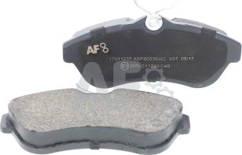 Automotor France PBP8053 - Brake Pad Set, disc brake autospares.lv