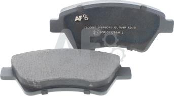 Automotor France PBP8070 - Brake Pad Set, disc brake autospares.lv