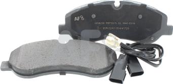 Automotor France PBP3915 - Brake Pad Set, disc brake autospares.lv