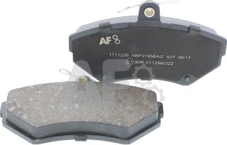 Automotor France PBP3195 - Brake Pad Set, disc brake autospares.lv