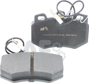 Automotor France PBP3178 - Brake Pad Set, disc brake autospares.lv