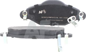 Automotor France PBP3312 - Brake Pad Set, disc brake autospares.lv