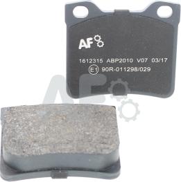 Automotor France PBP2010 - Brake Pad Set, disc brake autospares.lv