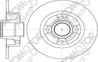 Automotor France PDC7823 - Brake Disc autospares.lv