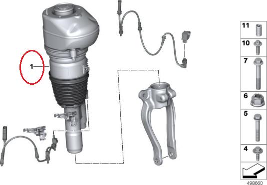 AUTO-SPEED PARTS 125AS7095N - Air Spring Strut autospares.lv