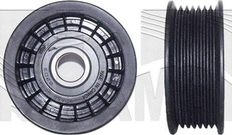 Autoteam A09008 - Pulley, v-ribbed belt autospares.lv