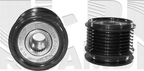 Autoteam A04476 - Pulley, alternator, freewheel clutch autospares.lv