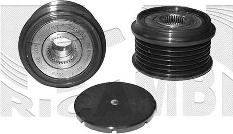 Autoteam A04676 - Pulley, alternator, freewheel clutch autospares.lv