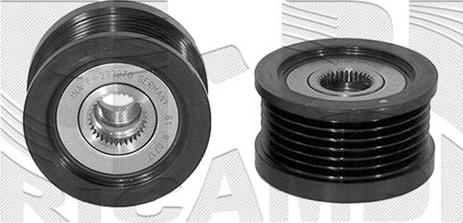 Autoteam A04060 - Pulley, alternator, freewheel clutch autospares.lv