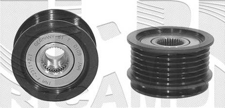 Autoteam A04124 - Pulley, alternator, freewheel clutch autospares.lv