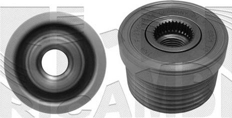 Autoteam A05644 - Pulley, alternator, freewheel clutch autospares.lv