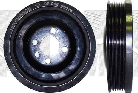 Autoteam A06504 - Belt Pulley, crankshaft autospares.lv