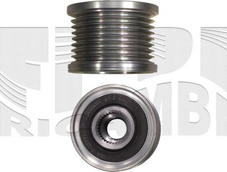 Autoteam A06812 - Pulley, alternator, freewheel clutch autospares.lv