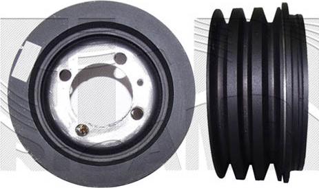 Autoteam A06256 - Belt Pulley, crankshaft autospares.lv