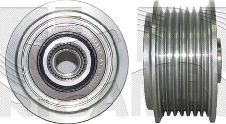 Autoteam A08348 - Pulley, alternator, freewheel clutch autospares.lv