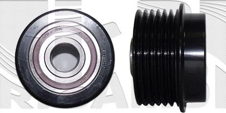 Autoteam A08724 - Pulley, alternator, freewheel clutch autospares.lv