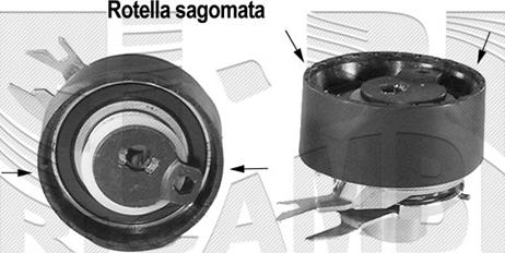 Autoteam A03128 - Tensioner Pulley, timing belt autospares.lv