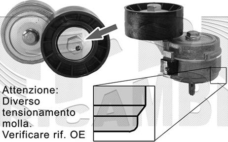 Autoteam A02644 - Belt Tensioner, v-ribbed belt autospares.lv