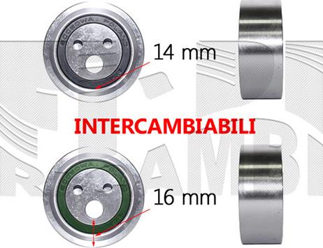 Autoteam A02240 - Tensioner Pulley, timing belt autospares.lv