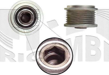 Autoteam A07512 - Pulley, alternator, freewheel clutch autospares.lv