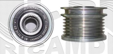 Autoteam A07580 - Pulley, alternator, freewheel clutch autospares.lv