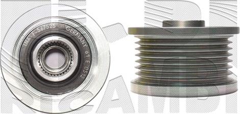 Autoteam A07680 - Pulley, alternator, freewheel clutch autospares.lv