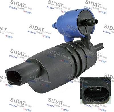 Autoteam E5125 - Water Pump, window cleaning autospares.lv