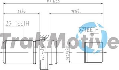 Autoteam G350006 - Drive Shaft autospares.lv