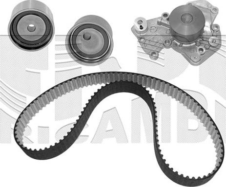 Autoteam KATW1560 - Water Pump & Timing Belt Set autospares.lv