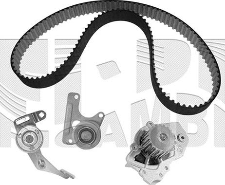 Autoteam KATW1078 - Water Pump & Timing Belt Set autospares.lv