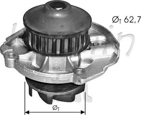 Autoteam WPA371 - Water Pump autospares.lv