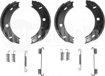 AUTOTECHTEILE 100 4259 - Brake Shoe Set, parking brake autospares.lv