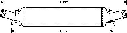 Ava Quality Cooling AI 4294 - Intercooler, charger autospares.lv