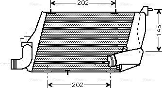 Ava Quality Cooling AI 4218 - Intercooler, charger autospares.lv