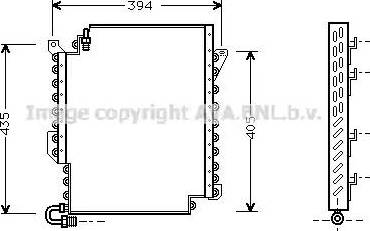 Ava Quality Cooling AI 5135 - Condenser, air conditioning autospares.lv