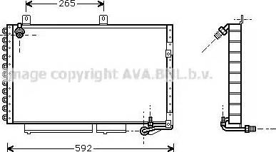 Ava Quality Cooling AI 5120 - Condenser, air conditioning autospares.lv