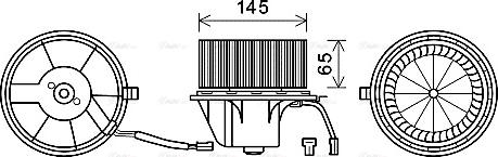 Ava Quality Cooling AI8375 - Interior Blower autospares.lv