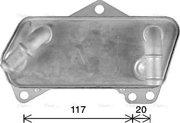 Ava Quality Cooling AI3435 - Oil Cooler, automatic transmission autospares.lv