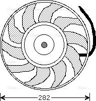 Ava Quality Cooling AI7502 - Fan, radiator autospares.lv