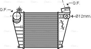 Ava Quality Cooling AIA4200 - Intercooler, charger autospares.lv