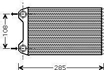 Ava Quality Cooling AIA6254 - Heat Exchanger, interior heating autospares.lv