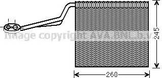 Ava Quality Cooling AIV322 - Evaporator, air conditioning autospares.lv