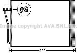 Ava Quality Cooling BW5371D - Condenser, air conditioning autospares.lv