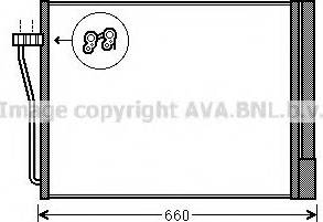 Ava Quality Cooling BW 5371 - Condenser, air conditioning autospares.lv