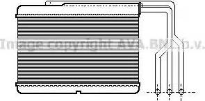 Ava Quality Cooling BW 6157 - Heat Exchanger, interior heating autospares.lv