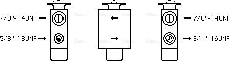 Ava Quality Cooling BW 1093 - Expansion Valve, air conditioning autospares.lv