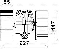 Ava Quality Cooling BW8470 - Interior Blower autospares.lv
