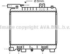 Ava Quality Cooling BW 2056 - Radiator, engine cooling autospares.lv