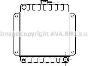 Ava Quality Cooling BW 2006 - Radiator, engine cooling autospares.lv